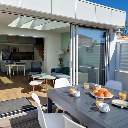 Au Rythme Des Marees, 800m De La Plage, Wifi, Barbecue Casa de Férias *