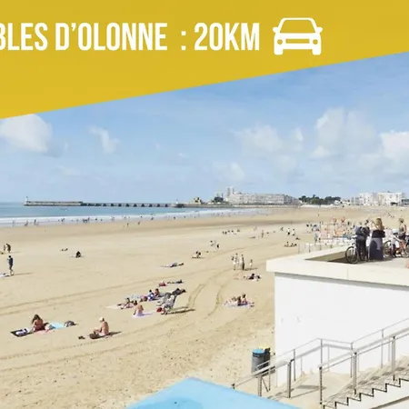Casa de Férias Au Rythme Des Marees, 800m De La Plage, Wifi, Barbecue Brétignolles-sur-Mer